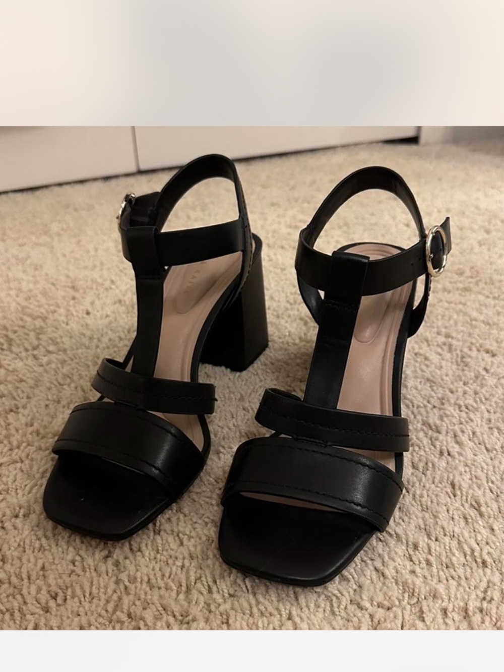 Kelly and Katie heels in black